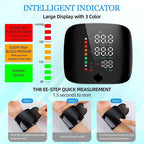Smart Wrist Blood Pressure Monitor – Rechargeable with Voice Alerts