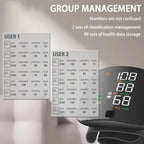 Smart Wrist Blood Pressure Monitor – Rechargeable with Voice Alerts