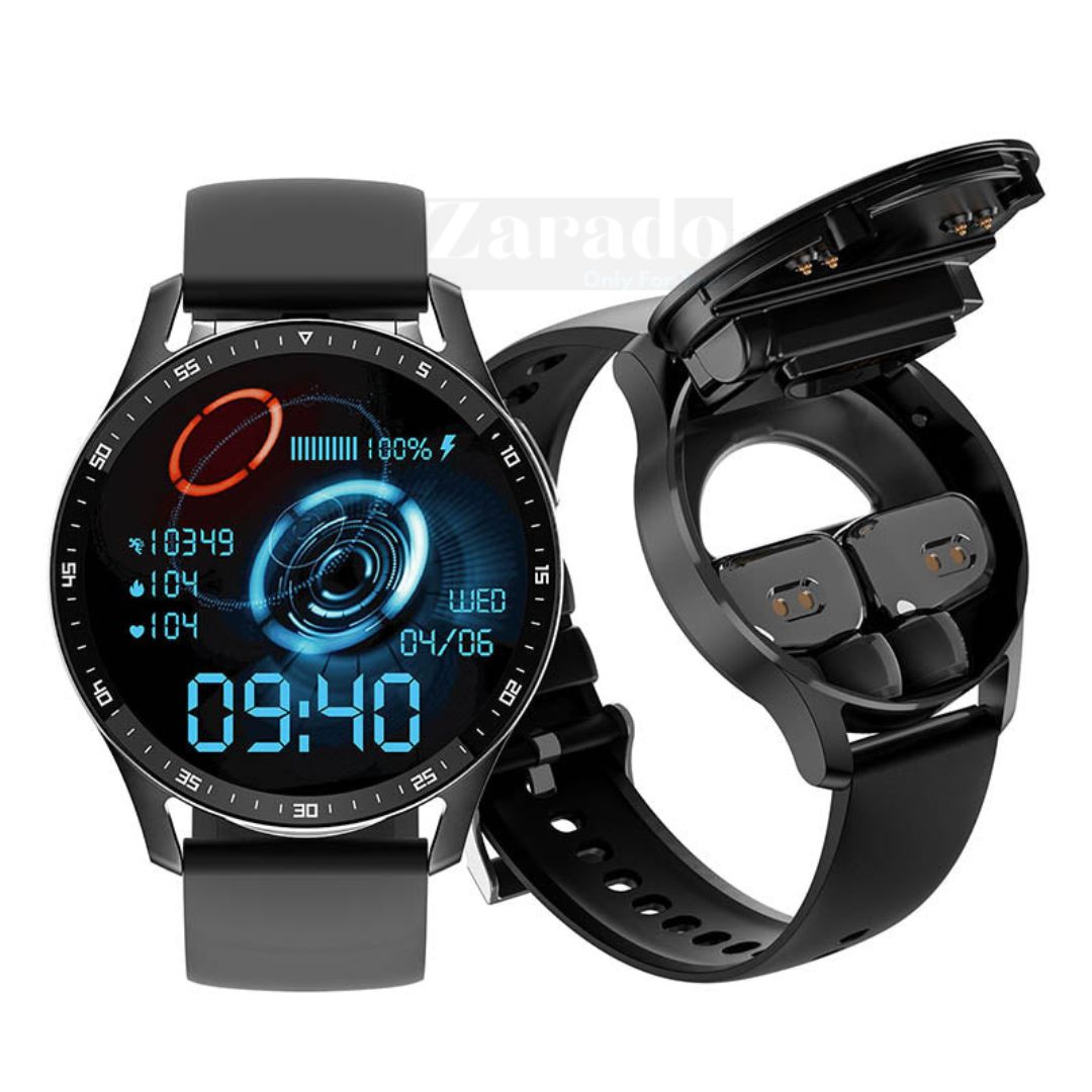 SmartLink Watch – Innovative Smartwatch with Wireless Earbuds