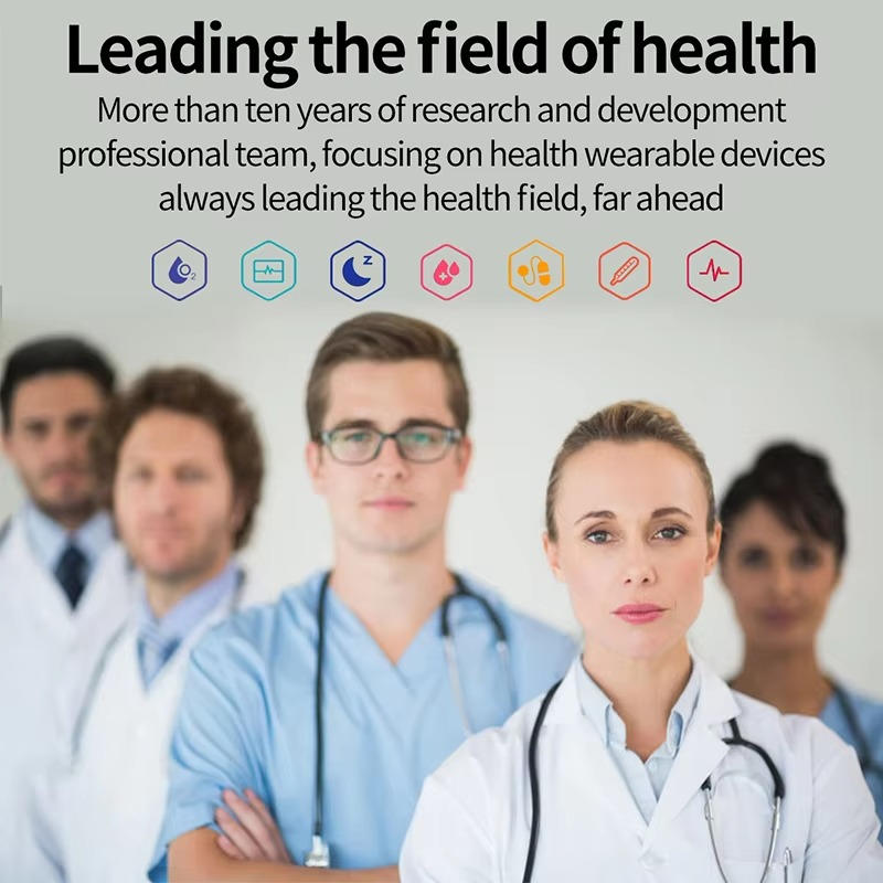 Smartwatch for Seniors Blood Pressure Sugar Health Management