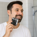 SmoothEdge | Rotary Electric Shaver – Dual-Ring Blades – Water-Resistant – Men's Grooming Boneroshop