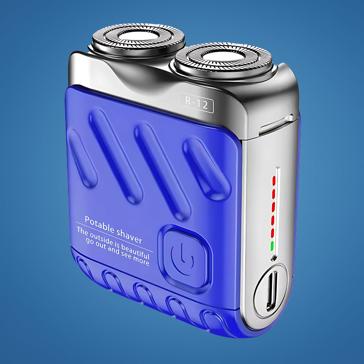 SmoothEdge | Rotary Electric Shaver – Dual-Ring Blades – Water-Resistant – Men's Grooming Boneroshop