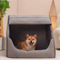 SnuggleHome Cosy & Warm Enclosed Pet Bed for Dogs
