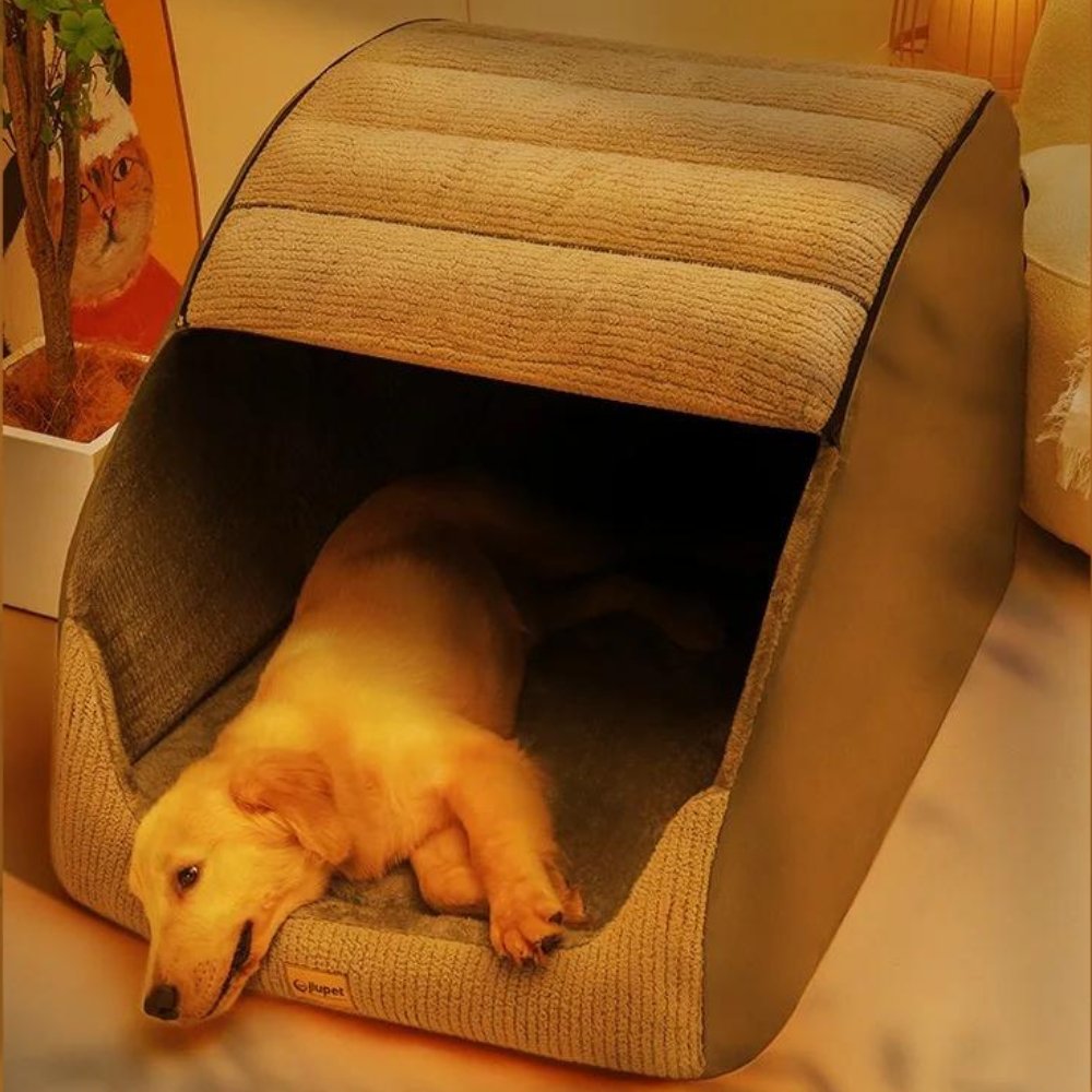 SnuggleHome Cosy & Warm Enclosed Pet Bed for Dogs