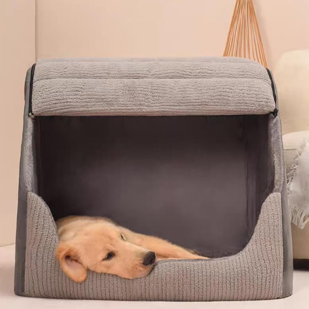 SnuggleHome Cosy & Warm Enclosed Pet Bed for Dogs