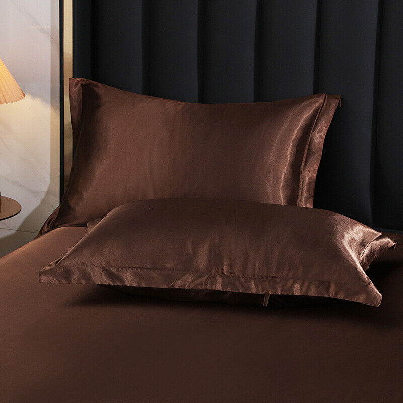 Soft Silk Satin Pillowcase – Hypoallergenic Mulberry Silk & Plant Fibre