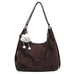 Soft Suede Slouchy Shoulder Bag