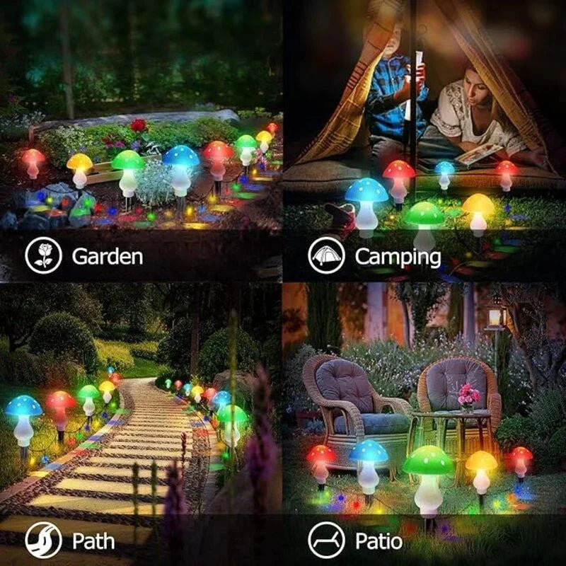 Solar garden lights mushroom shape – transform your outdoor space into a fairyland