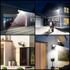 Solar Motion Sensor Light 77 LED | 2000 Lumens, 360 Degree Rotation, 3 Modes | Waterproof IP65 Outdoor Security