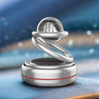 Solar-Powered 360° Rotating Car Air Freshener with Crystal Ball