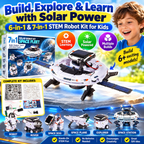 Solar Robot Kit for Kids – 6-in-1 & 7-in-1 STEM Toy