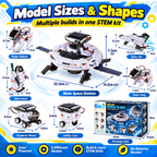 Solar Robot Kit for Kids – 6-in-1 & 7-in-1 STEM Toy