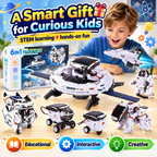 Solar Robot Kit for Kids – 6-in-1 & 7-in-1 STEM Toy