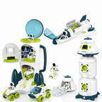 Space Mission Playset - Rocket, Shuttle, Space Station & Astronaut Figures