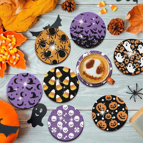 SpookMaster Coaster Set – enchant your Halloween party with magical fascination