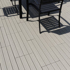 Square click parquet tiles – composite striped pattern tile set