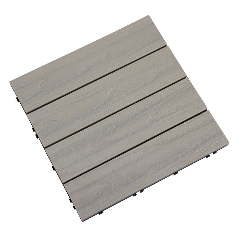 Square click parquet tiles – composite striped pattern tile set