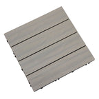 Square click parquet tiles – composite striped pattern tile set
