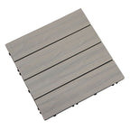 Square click parquet tiles – composite striped pattern tile set