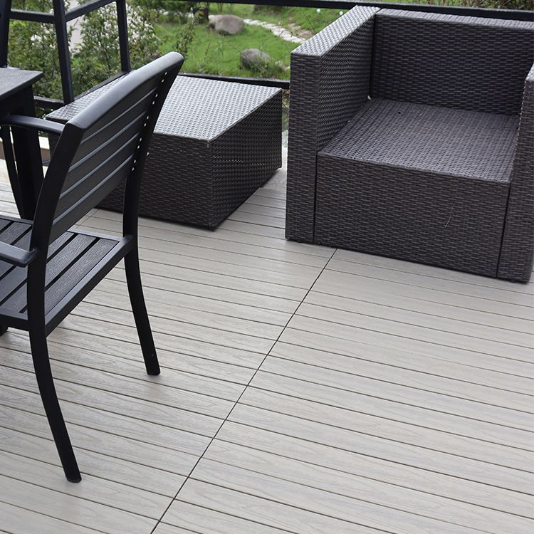 Square click parquet tiles – composite striped pattern tile set