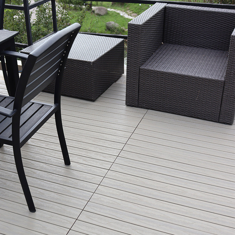 Square click parquet tiles – composite striped pattern tile set