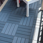 Square click parquet tiles – composite striped pattern tile set