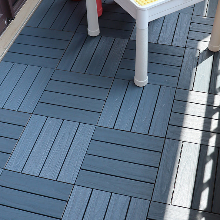 Square click parquet tiles – composite striped pattern tile set