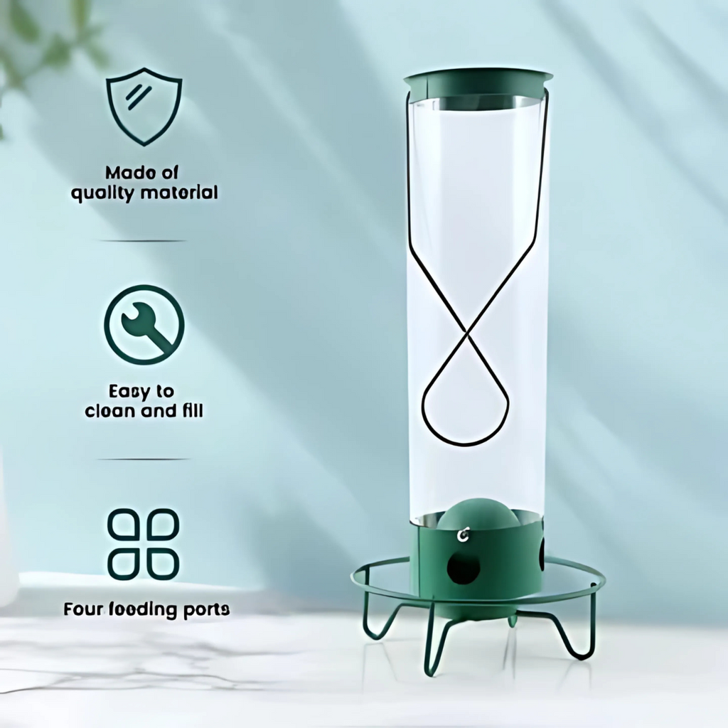Squirrel-Proof Hanging Bird Feeder for Outdoor Use