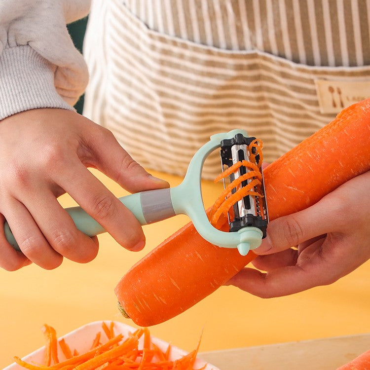 Stainless steel 3-in-1 multi-function peeler knife