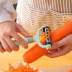 Stainless steel 3-in-1 multi-function peeler knife