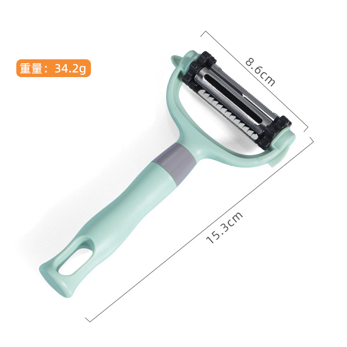 Stainless steel 3-in-1 multi-function peeler knife