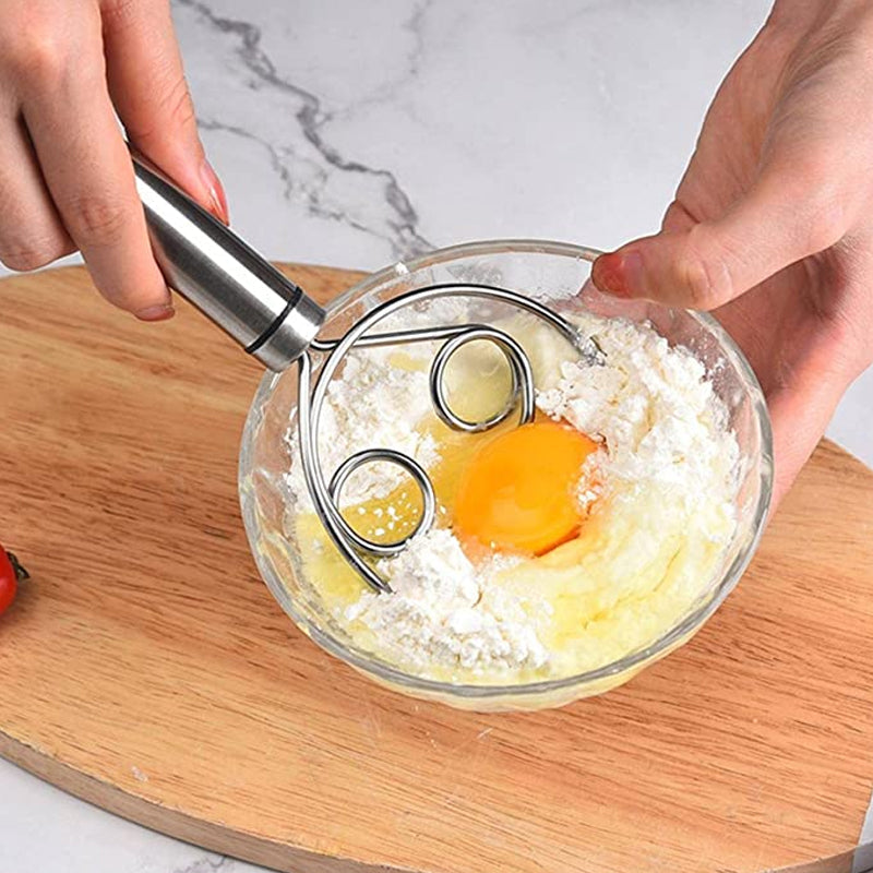 Stainless Steel Danish Dough Whisk