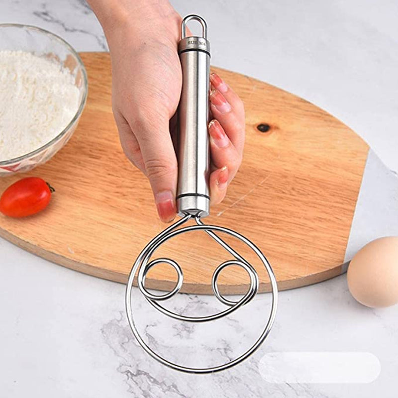 Stainless Steel Danish Dough Whisk