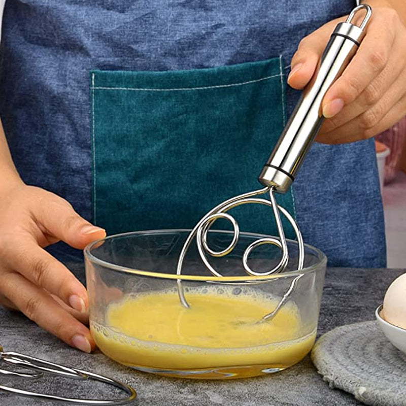 Stainless Steel Danish Dough Whisk