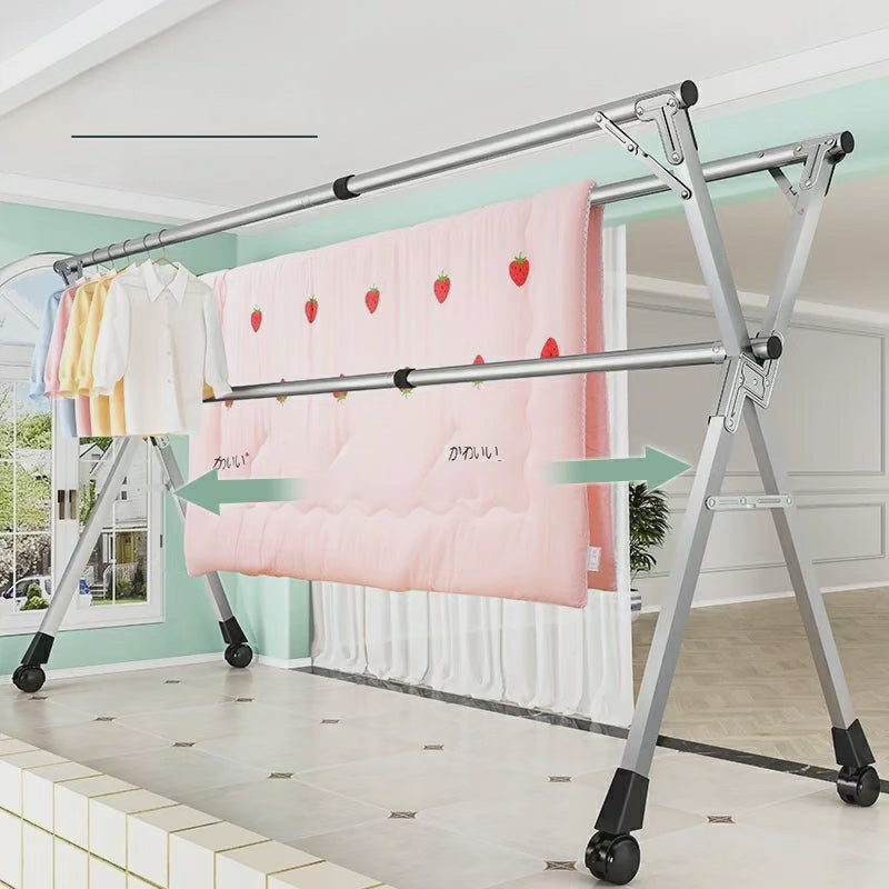 Stainless Steel Foldable Indoor & Balcony Clothes Airer