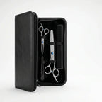 Stainless Steel Hair Scissors Set for Thinning and Cutting (Razor Comb & Case)