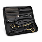 Stainless Steel Hair Scissors Set for Thinning and Cutting (Razor Comb & Case)