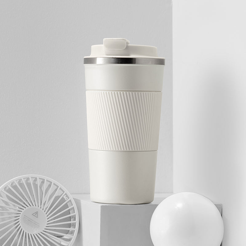 Stainless Steel Insulated Mug with Spout Lid – Leak-Proof, Wide Mouth, Easy to Clean