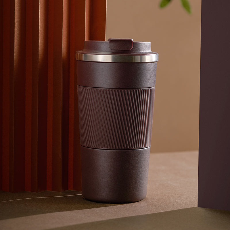 Stainless Steel Insulated Mug with Spout Lid – Leak-Proof, Wide Mouth, Easy to Clean