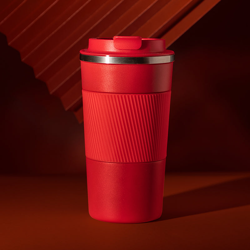Stainless Steel Insulated Mug with Spout Lid – Leak-Proof, Wide Mouth, Easy to Clean