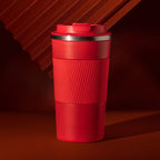 Stainless Steel Insulated Mug with Spout Lid – Leak-Proof, Wide Mouth, Easy to Clean