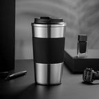 Stainless Steel Insulated Mug with Spout Lid – Leak-Proof, Wide Mouth, Easy to Clean