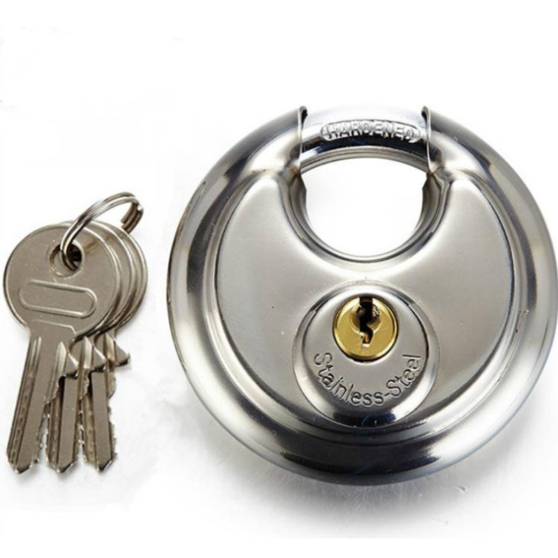 Stainless Steel Mini Round Padlock