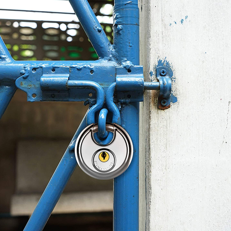 Stainless Steel Mini Round Padlock