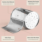 Stainless Steel Rotating Grill Basket – Even & Effortless Cooking