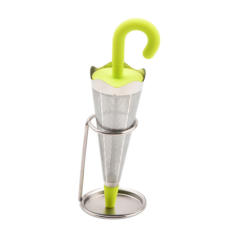 Stainless steel umbrella tea infuser