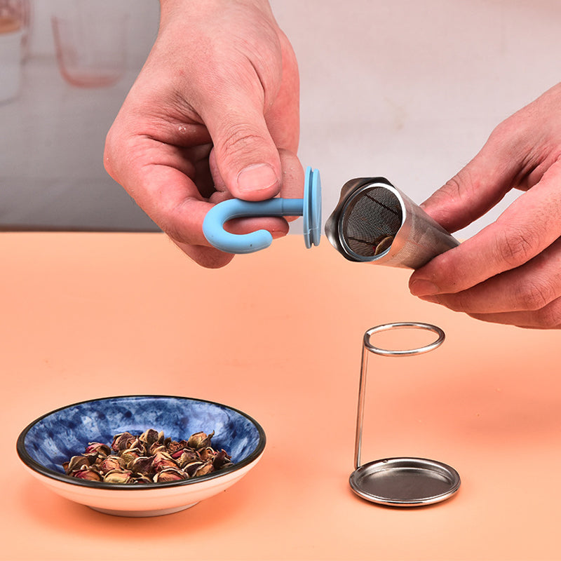Stainless steel umbrella tea infuser