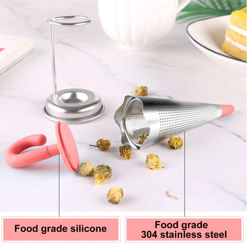 Stainless steel umbrella tea infuser