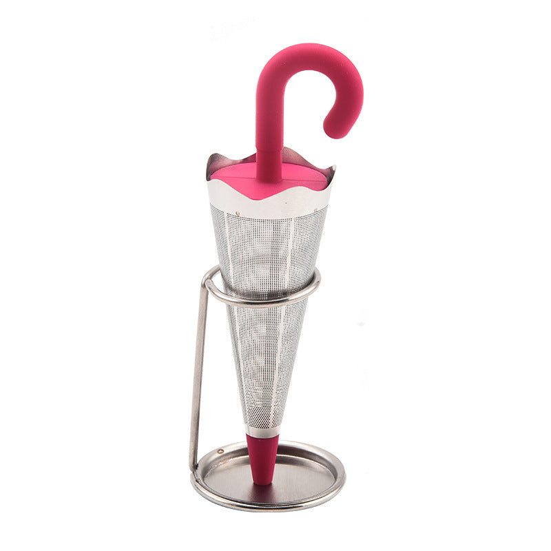 Stainless steel umbrella tea infuser