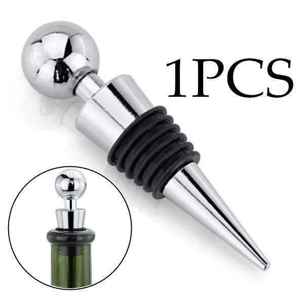 Stainless Steel Wine and Champagne Bottle Stopper